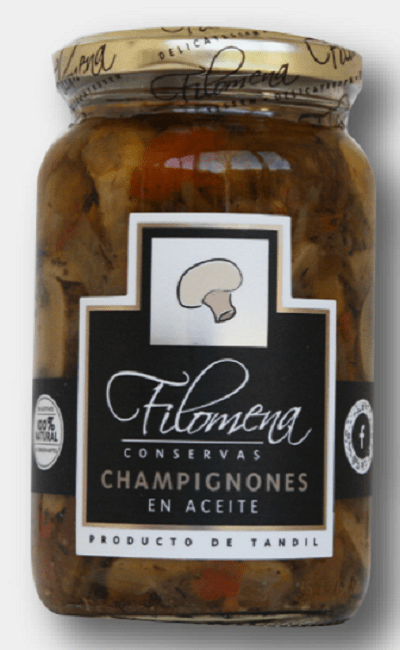 champignones en aceite