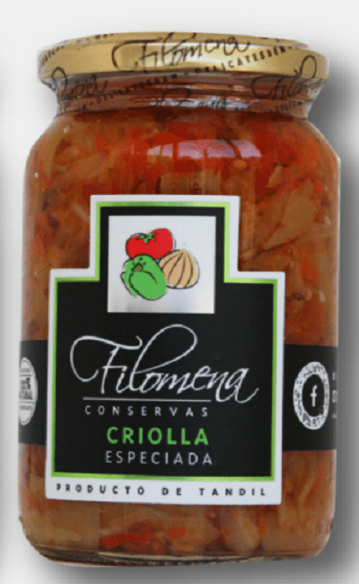 salsa criolla en aceite